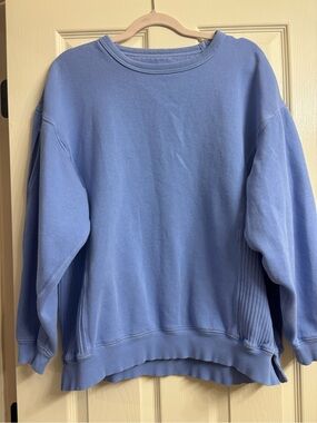 aerie Periwinkle Crewneck Pullover Sweater